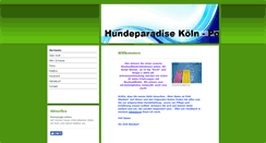 Desktop Screenshot of hundeparadise-koeln-porz.com