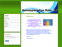 Tablet Screenshot of hundeparadise-koeln-porz.com